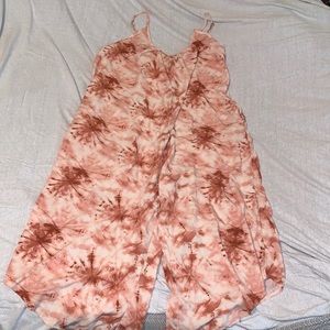 Tie dye size s shine star pink jumpsuit